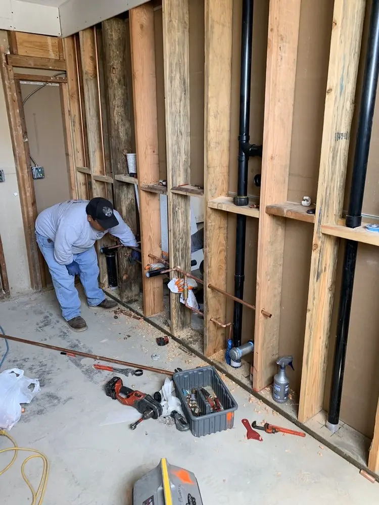 Commercial rough-in plumbing for Gas Line Repair in Parkview